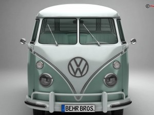 volkswagen type 2 samba 1963 3Dモデル