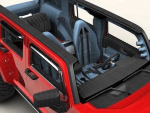 hummer h3r Model 3D