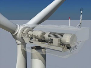 wind turbine land 3D Model