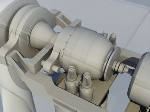 wind turbine land Modelo 3D
