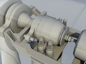 wind turbine land 3D Model