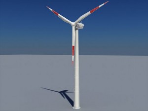 wind turbine land Modelo 3D