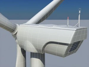 wind turbine land 3D Model
