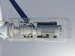 wind turbine land 3D Model