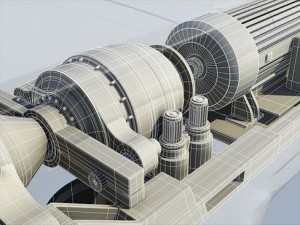 wind turbine land Modelo 3D