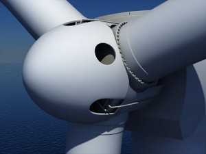 wind turbine offshore 3D-Modell
