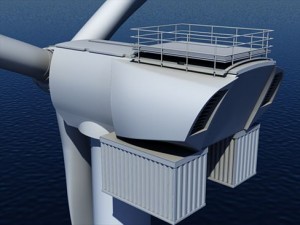 wind turbine offshore 3D-Modell