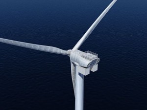 wind turbine offshore 3D-Modell