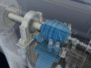 wind turbine offshore 3D Model