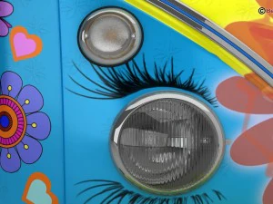 폭스바겐 타입 2 삼바 1963 히피 3D 모델