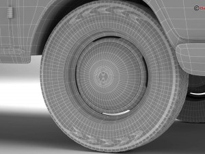 volkswagen type 2 samba 1963 hippie 3D Model