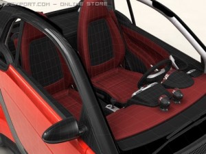 smart fortwo coupe 2009 3D Model