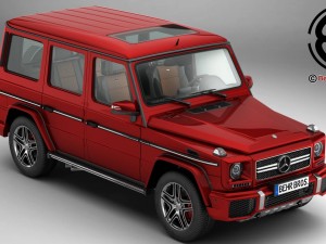 mercedes g class amg g65 2016 3D Model