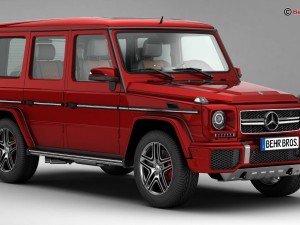 mercedes g class amg g65 2016 3D Model