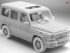 mercedes g class amg g65 2016 3D Model