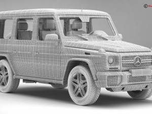 mercedes g class amg g65 2016 3D Model