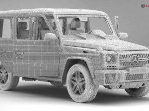 mercedes g class amg g65 2016 3D Model