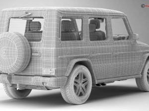 mercedes g class amg g65 2016 3D Model