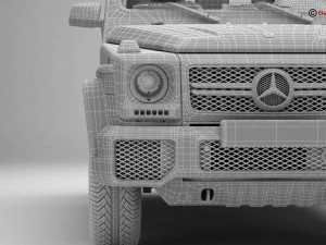 mercedes g class amg g65 2016 3D Model