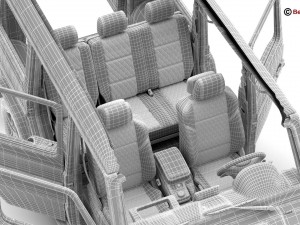 mercedes g class amg g65 2016 3D Model