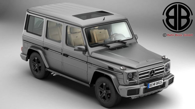 mercedes g class g500 2016 3D 모델 .c4d .max .obj .3ds .fbx .stl .blend