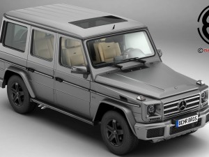 mercedes g class g500 2016 3D Model