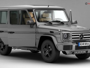 mercedes g class g500 2016 3D 모델