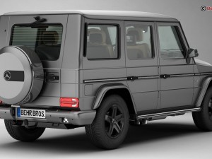 mercedes g class g500 2016 3D 모델