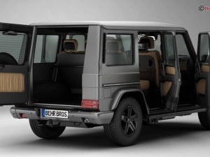 mercedes g class g500 2016 3D 모델