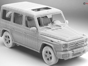 mercedes g class g500 2016 3D 모델