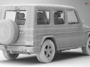 mercedes g class g500 2016 3D 모델