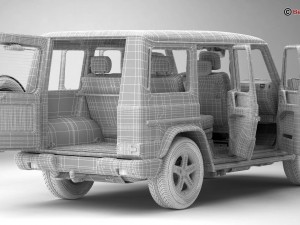 mercedes g class g500 2016 3D 모델