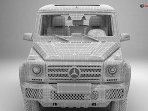 mercedes g class g500 2016 3D 모델