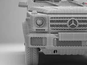 mercedes g class g500 2016 3D Model