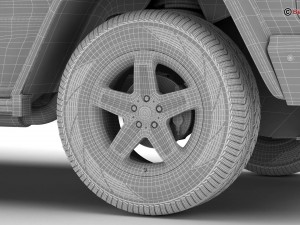 mercedes g class g500 2016 3D 모델