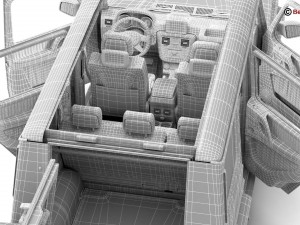 mercedes g class g500 2016 3D 모델