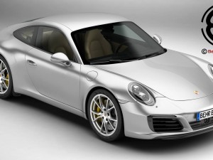 porsche 911 carrera 2017 3D 模型