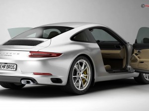 porsche 911 carrera 2017 3D Модель