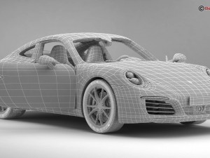 porsche 911 carrera 2017 3D Модель