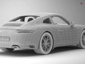 porsche 911 carrera 2017 3D Model