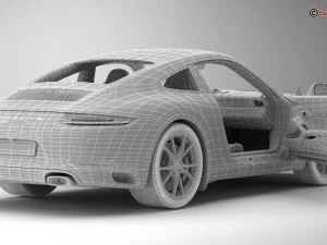 porsche 911 carrera 2017 3D Model