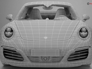 porsche 911 carrera 2017 3D Модель