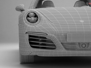 porsche 911 carrera 2017 3D Модель