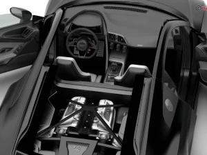 audi r8 v10 2016 3D Model