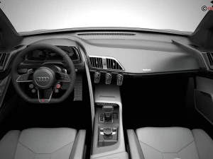 audi r8 v10 2016 3D Model
