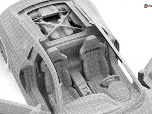 audi r8 v10 2016 3D Model