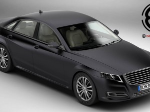 generic car luxury class 3D Model