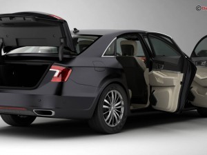 generic car luxury class 3D Model