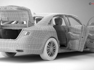 generic car luxury class 3D Model