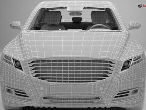 generic car luxury class 3D Model